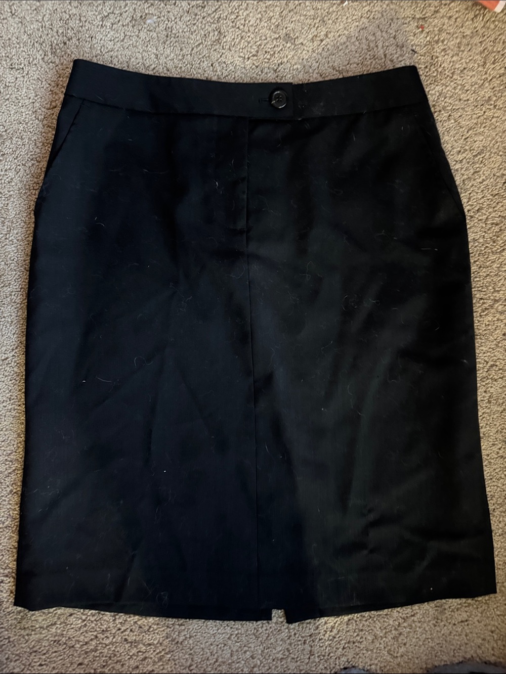 J. Crew Factory Black Pencil Skirt